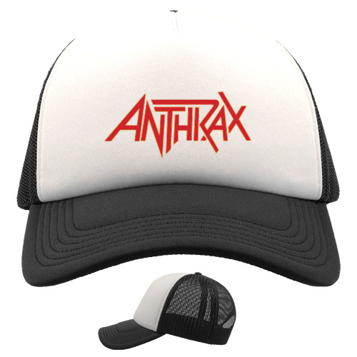 Kids' Trucker Cap - Anthrax logo - Mfest