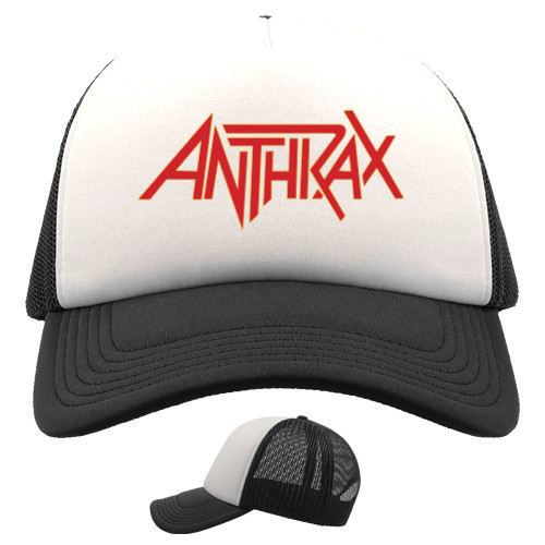 Хеви-метал - Кепка Тракер - Anthrax logo - Mfest