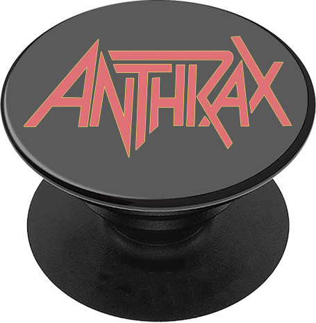 PopSocket Подставка для мобильного - Anthrax logo - Mfest