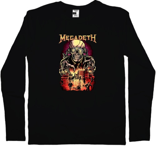 Футболка з Довгим Рукавом Чоловіча - Megadeth logo - Mfest