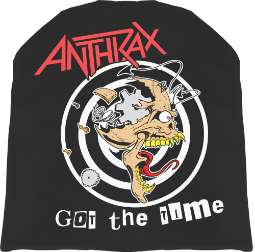 Hat 3D - Anthrax Got the Time Logo - Mfest