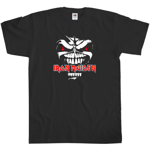 Футболка Класика Чоловіча Fruit of the loom - Iron Maiden Logo - Mfest