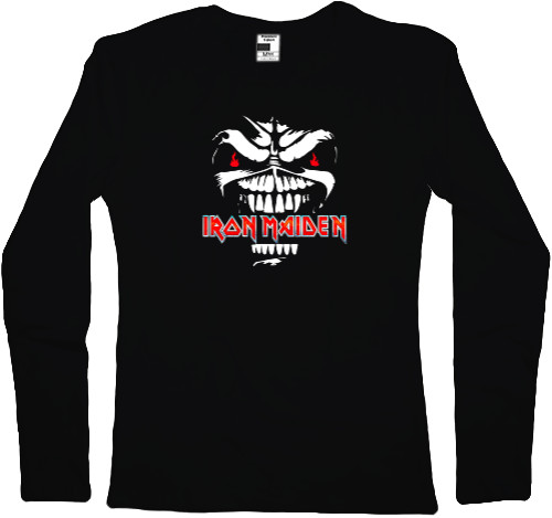 Heavy metal - Жіночий лонгслів - Iron Maiden Logo - Mfest