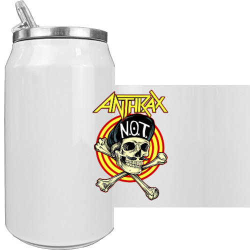 Aluminum Can - Anthrax Skull logo - Mfest