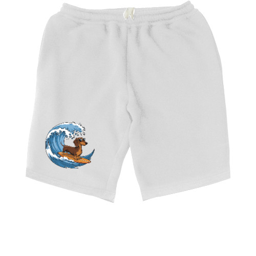 Kids' Shorts - Surfing Dachshund - Mfest