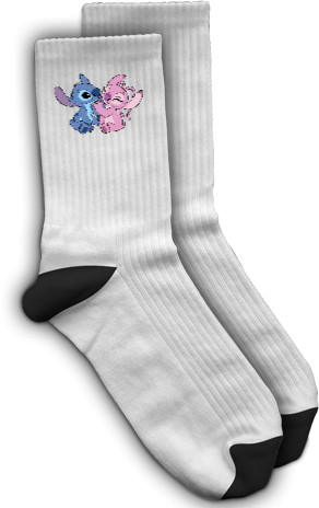 Socks - Stitch and Angel - Mfest