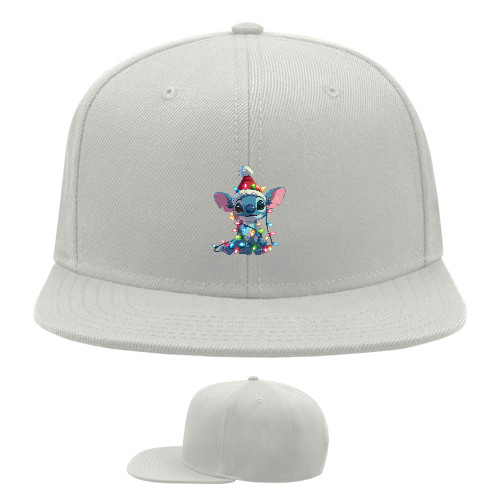 Snapback Baseball Cap - Stitch in a garland - Mfest