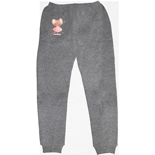 Kids' Sweatpants - Ballerina mouse - Mfest