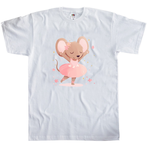 Kids' T-Shirt Fruit of the loom - Ballerina mouse - Mfest