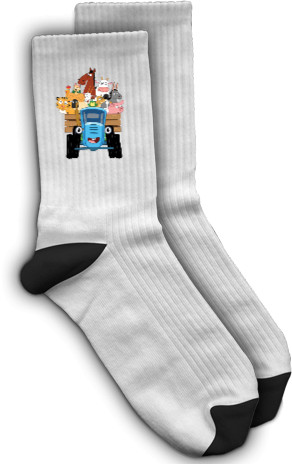 Socks - Blue tractor 4 - Mfest