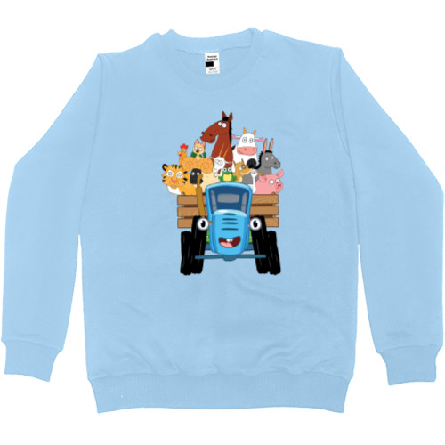 Men’s Premium Sweatshirt - Blue tractor 4 - Mfest