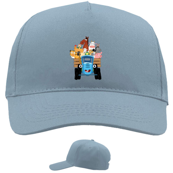 Baseball Caps - 5 panel - Blue tractor 4 - Mfest