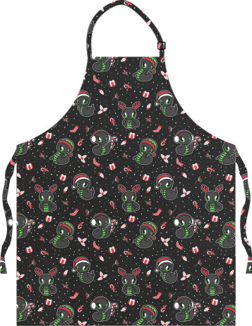 Light Apron - New Year's snakes - Mfest