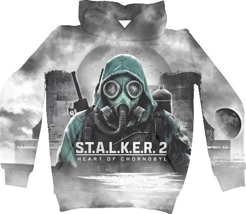 Kids' Hoodie 3D - Stalker 2 heart of Chornobyl - Mfest