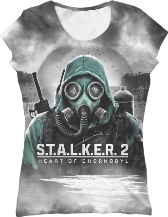 Women's T-Shirt 3D - Stalker 2 heart of Chornobyl - Mfest