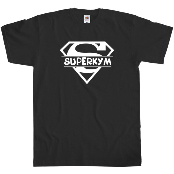 Men's T-Shirt Fruit of the loom - Super godfather - Mfest