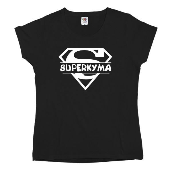 Women's T-shirt Fruit of the loom - Super godfather - Mfest