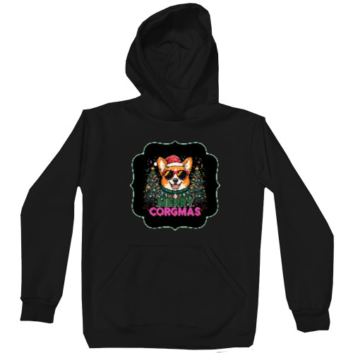 Kids' Premium Hoodie - New Year's Corgi Dog - Mfest