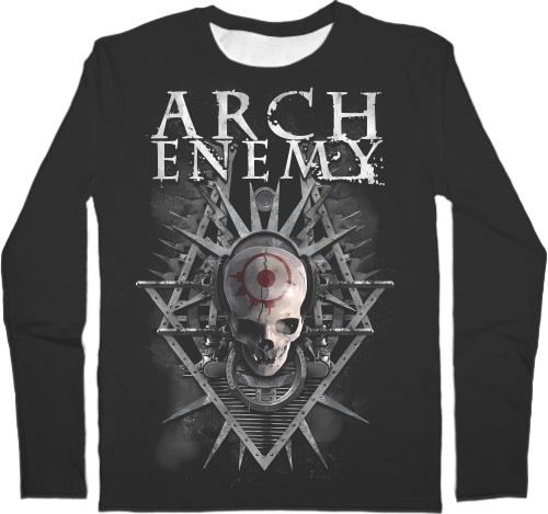 Футболка з Довгим Рукавом 3D Дитяча - Arch Enemy Logo 2 - Mfest