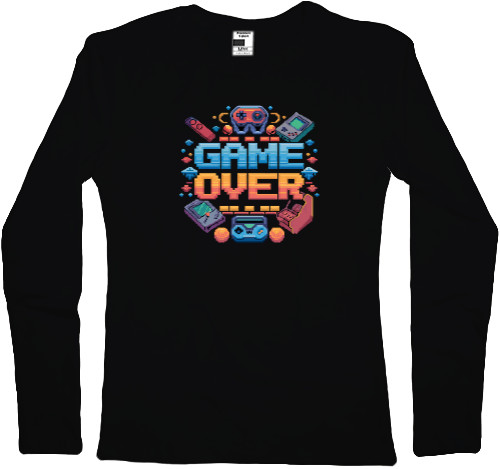 Women's Longsleeve Shirt - Game Over - Mfest