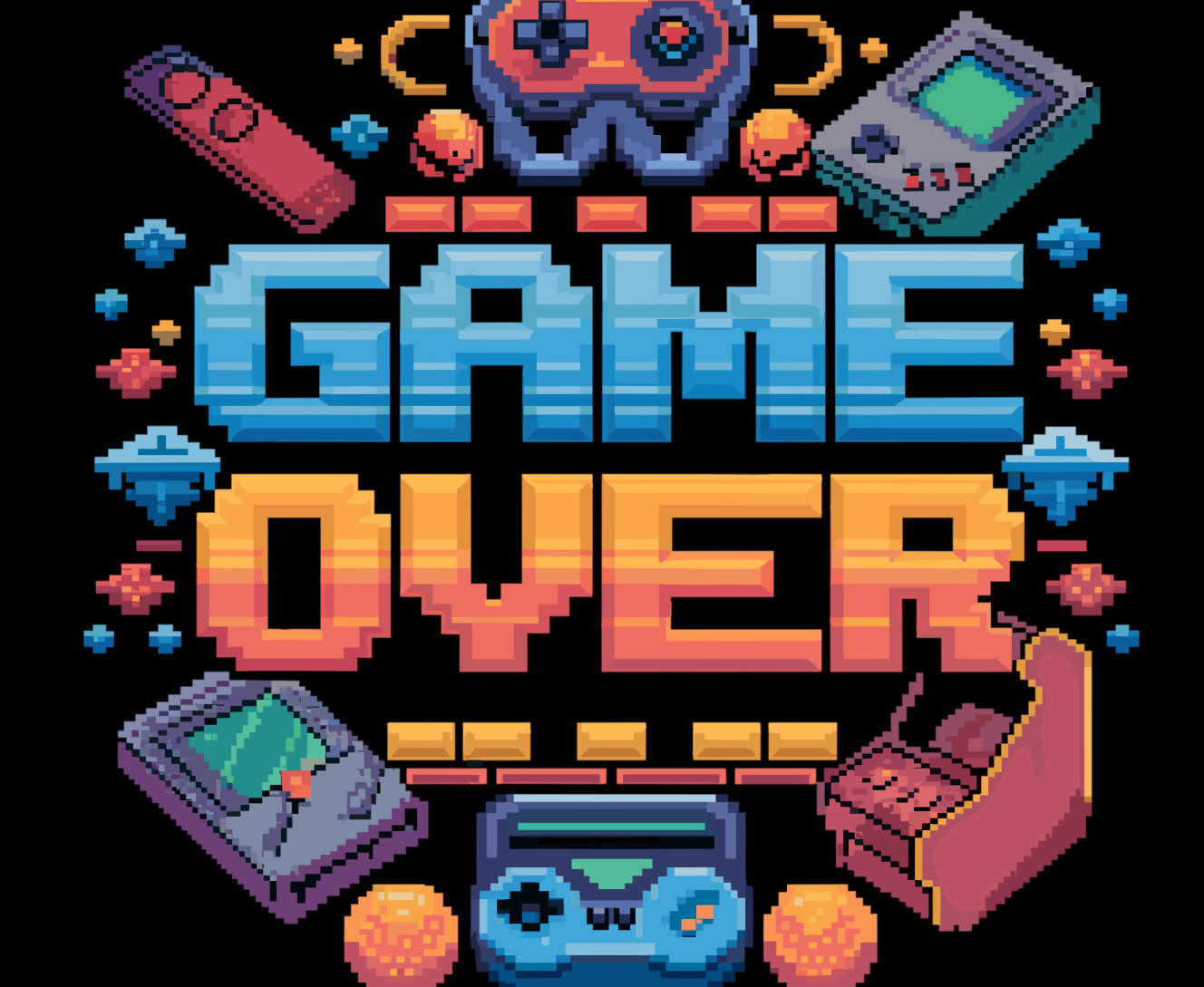 Коврик для мышки - Game Over - Mfest