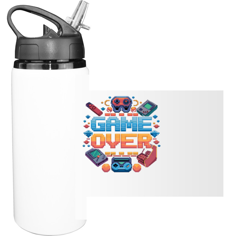 Sport Water Bottle - Game Over - Mfest