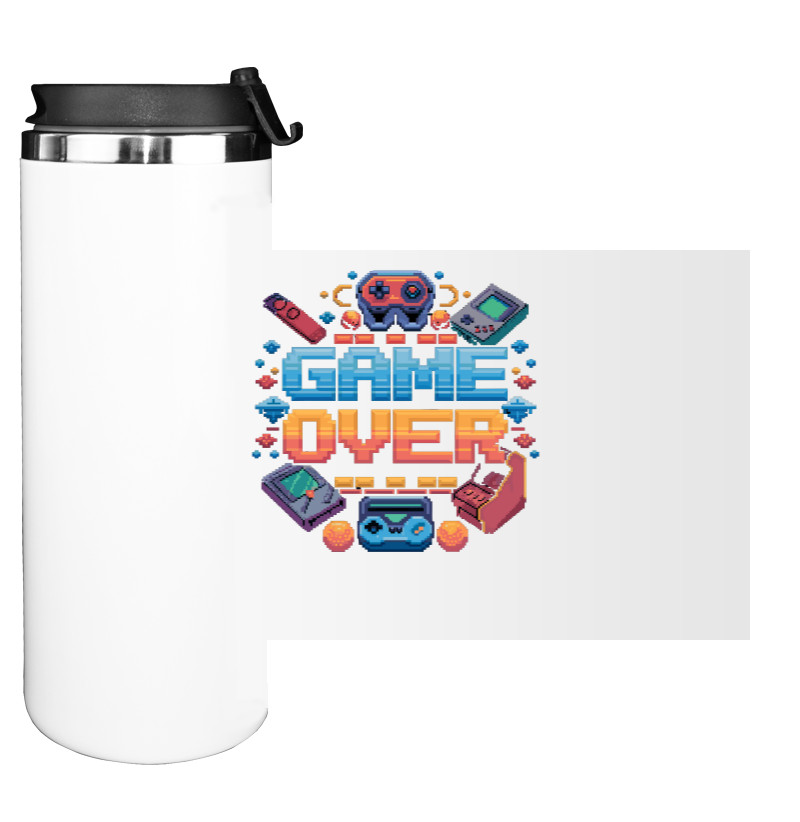 Water Bottle on Tumbler - Game Over - Mfest