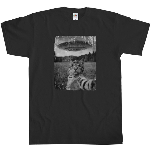 Men's T-Shirt Fruit of the loom - Cat & UFO - Mfest