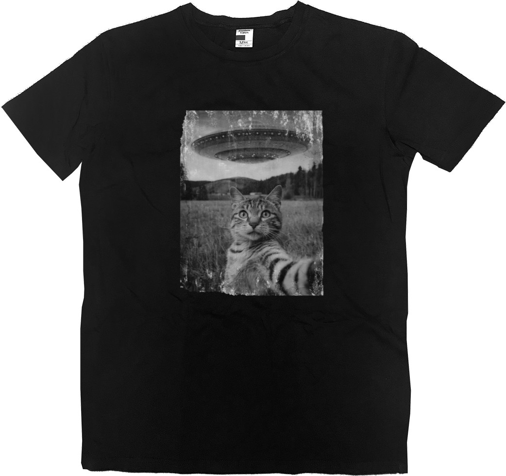 Kids' Premium T-Shirt - Cat & UFO - Mfest