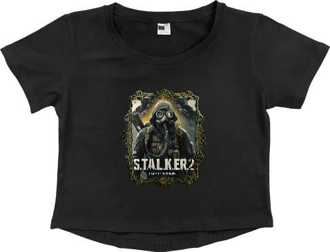 Women's Cropped Premium T-Shirt - S.T.A.L.K.E.R. 2: Heart of Chornobyl - Mfest