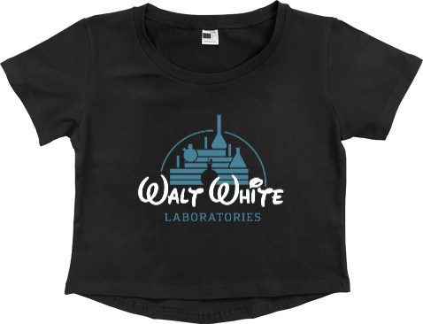 Women's Cropped Premium T-Shirt - Walter White Laboratories - Mfest