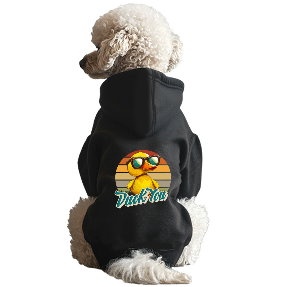 Hoodies for dogs - Duck You - Mfest