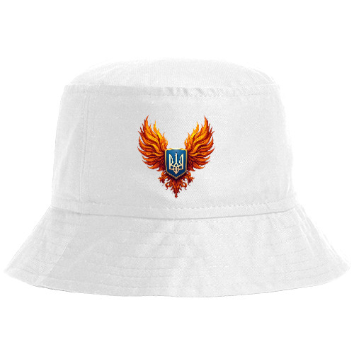 Bucket Hat - Герб України з вогняними крилами - Mfest