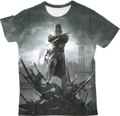 Man's T-shirt 3D - Dishonored 9 - Mfest