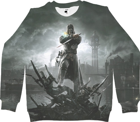 Women's Sweatshirt 3D - Dishonored 9 - Mfest