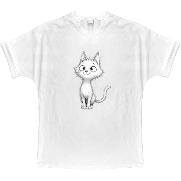 T-shirt Oversize - Милий котик - Mfest