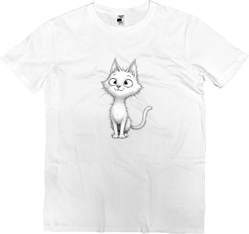 Men’s Premium T-Shirt - Милий котик - Mfest