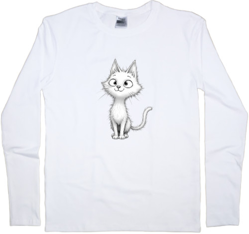 Kids' Longsleeve Shirt - Милий котик - Mfest