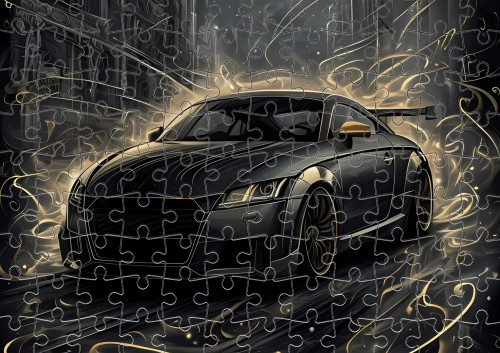 Пазл - Тюнингованная Audi TT - Mfest