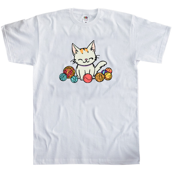 Men's T-Shirt Fruit of the loom - Миле кошеня - Mfest