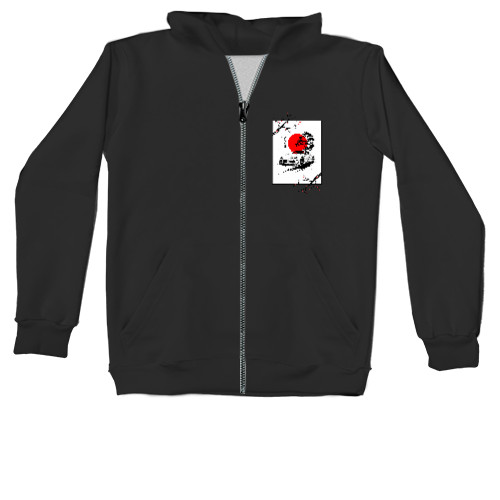 Kids' Zip-through Hoodie - Toyota Supra  - Mfest