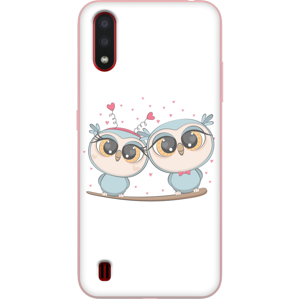 Чехол Samsung - Owls in Love - Mfest