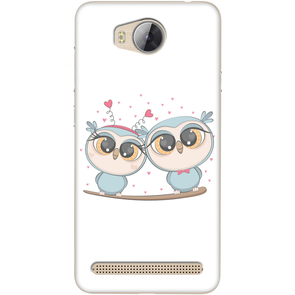 Чехол Huawei - Owls in Love - Mfest