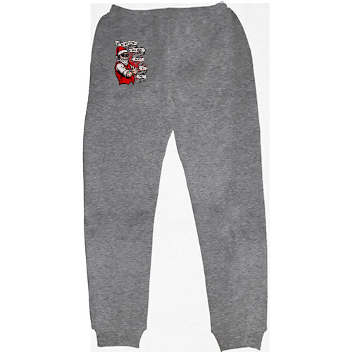 Men's Sweatpants - Be Naughty and save Santa the trip - Mfest