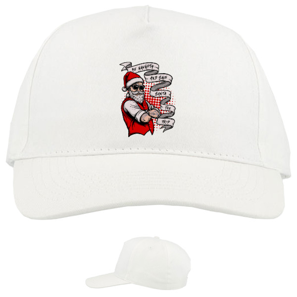 Baseball Caps - 5 panel - Be Naughty and save Santa the trip - Mfest