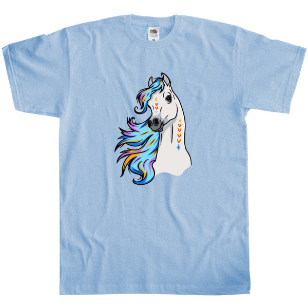 Men's T-Shirt Fruit of the loom - Horse 2 - Mfest