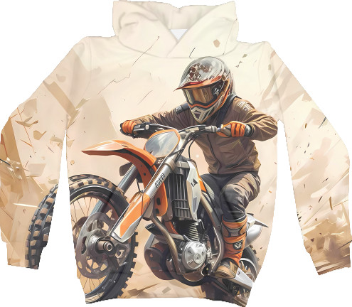 Kids' Hoodie 3D - Racer - Mfest