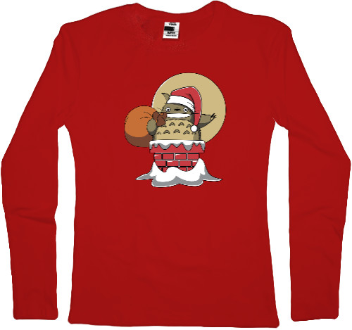 Women's Longsleeve Shirt - My Neighbor Santa - Mfest