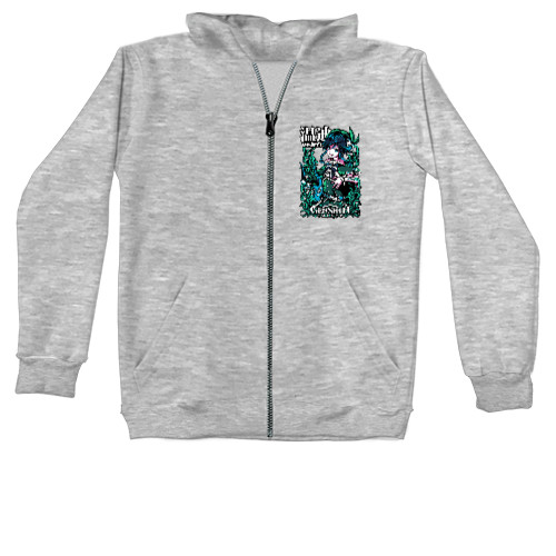 Kids' Zip-through Hoodie - Venti in Genshin Impact - Mfest