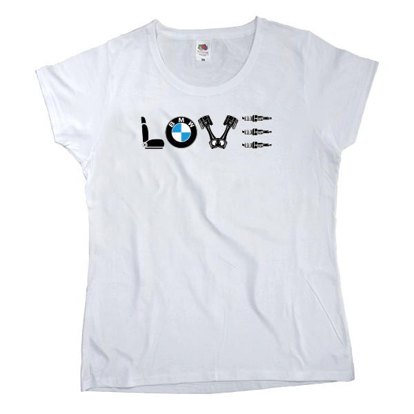 Women's T-shirt Fruit of the loom - BMW Love - Mfest